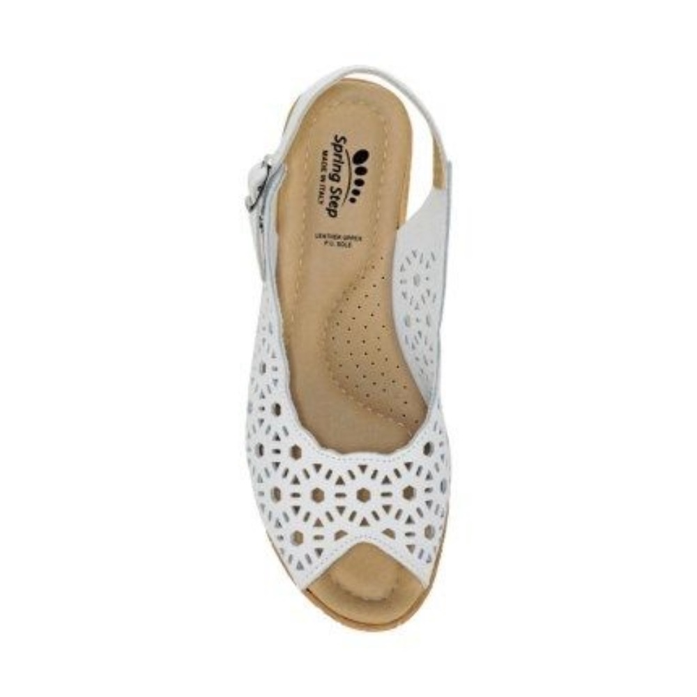 Spring Step Ravella Shoes White Nubuck